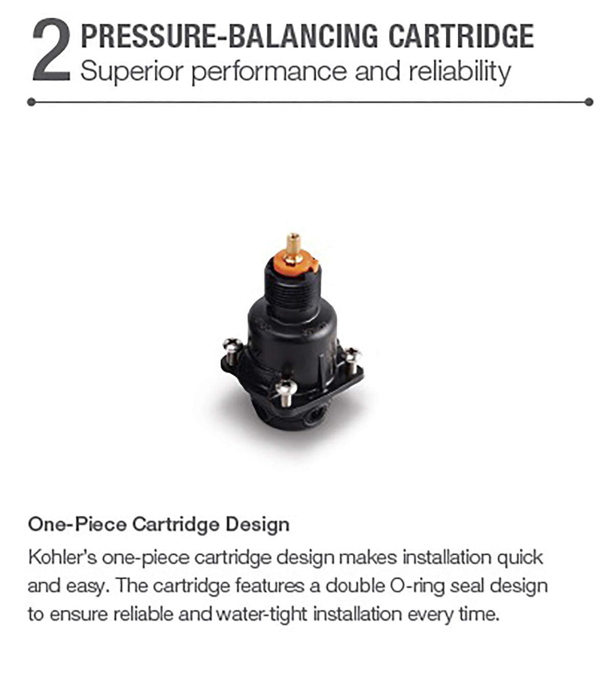 Forged brass valve assembly resistant to aggressive water conditions.