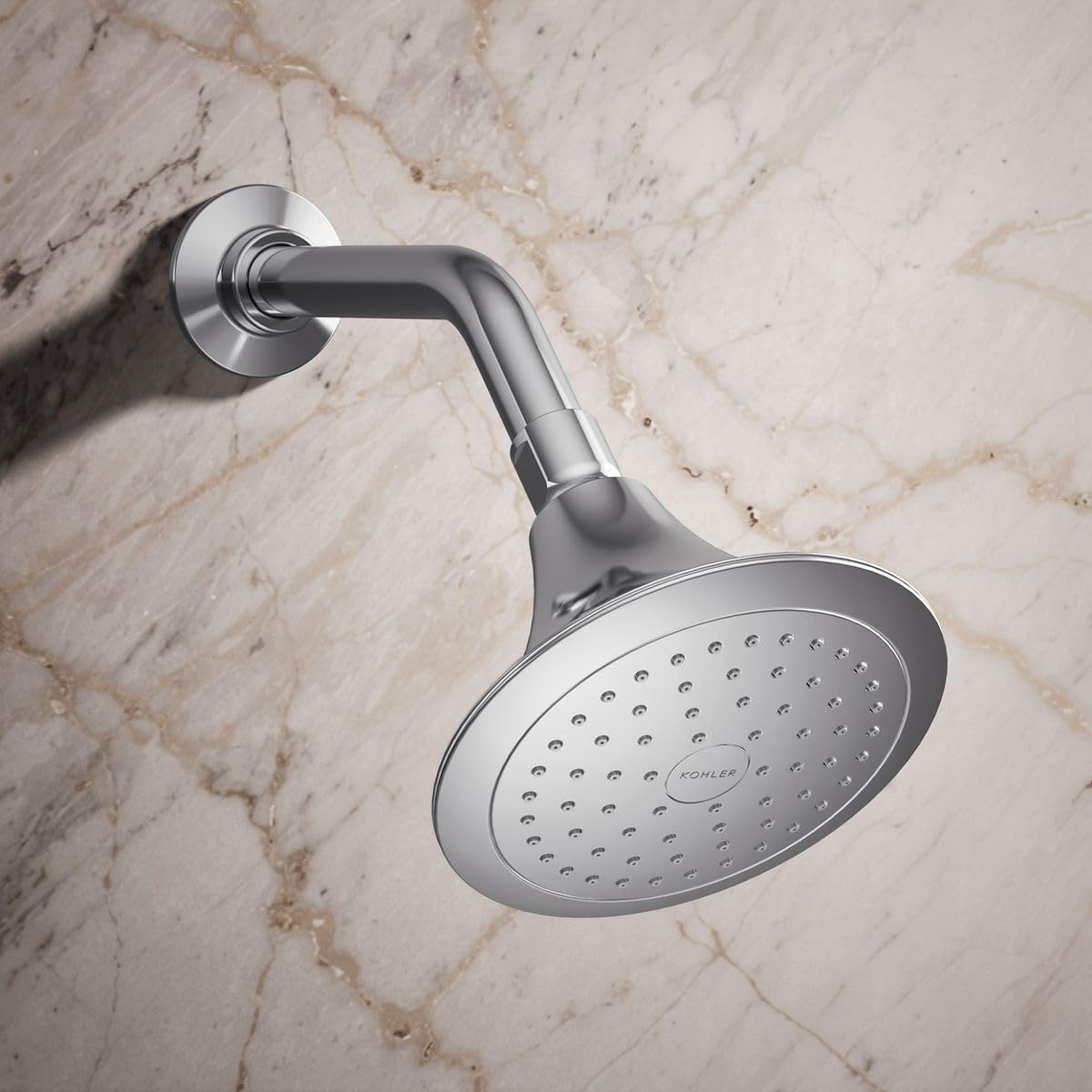 Kohler Forté 66-nozzles provide a precise, invigorating spray pattern.