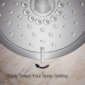 KOHLER Forté easy-clean spray face reduces mineral buildup.