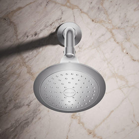 Kohler Forté MasterClean sprayface stays easy to wipe clean, reducing mineral buildup.