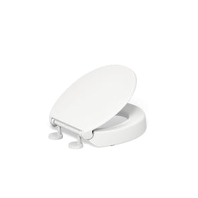 KOHLER Hyten elevated seat close-up showing 3 inch height for easier transfers