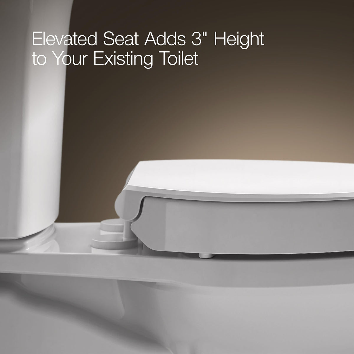 KOHLER Hyten elongated-front design fits most toilets