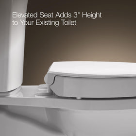 KOHLER Hyten elongated-front design fits most toilets