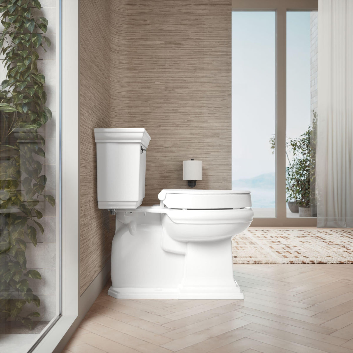 KOHLER Hyten grip-tight bumpers keep the seat secure