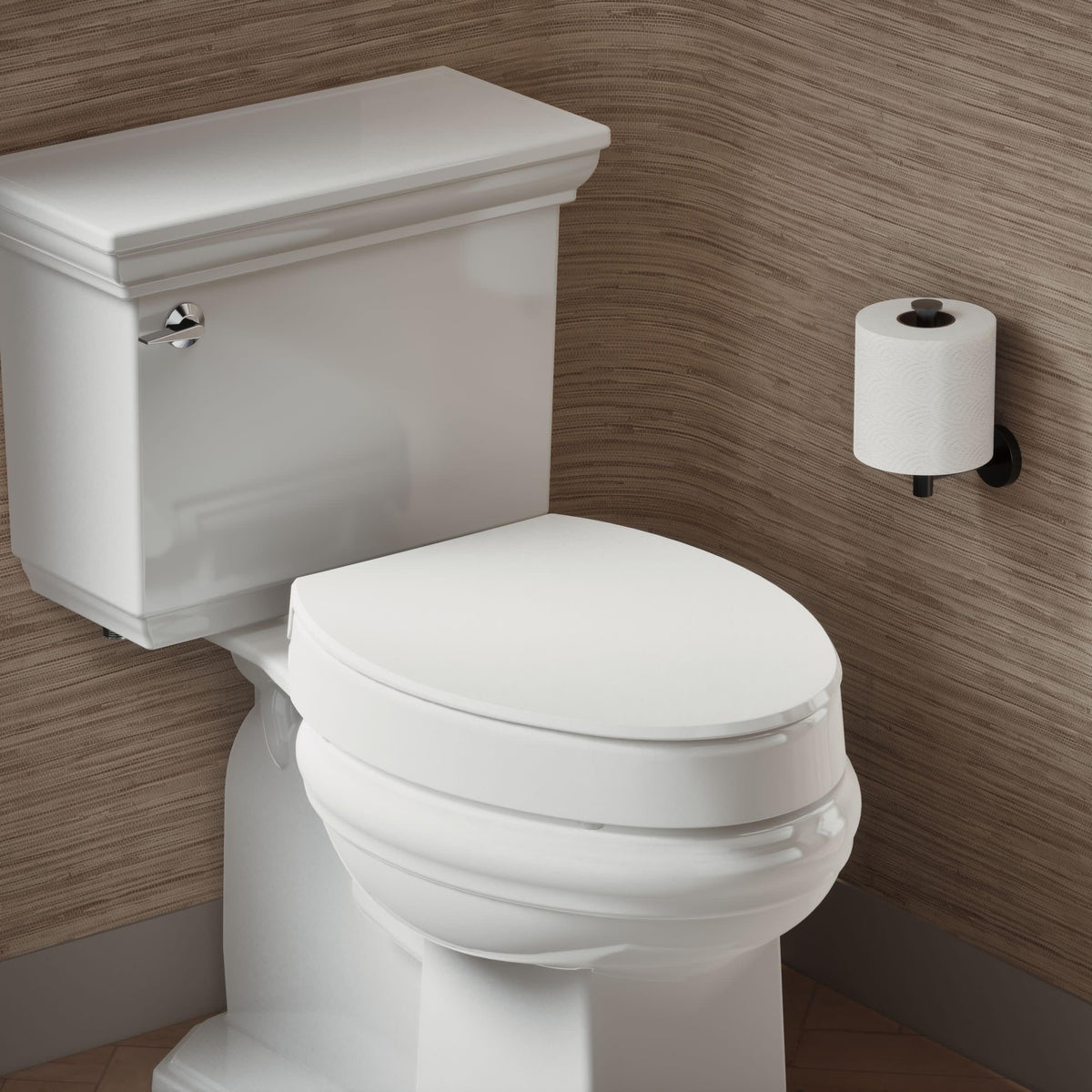 KOHLER Hyten soft-close lid for quiet bathroom closures