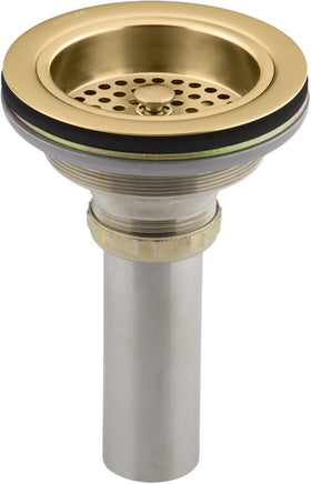 KOHLER K-8801-2MB duostrainer basket in brushed Moderne Brass for smooth drainage