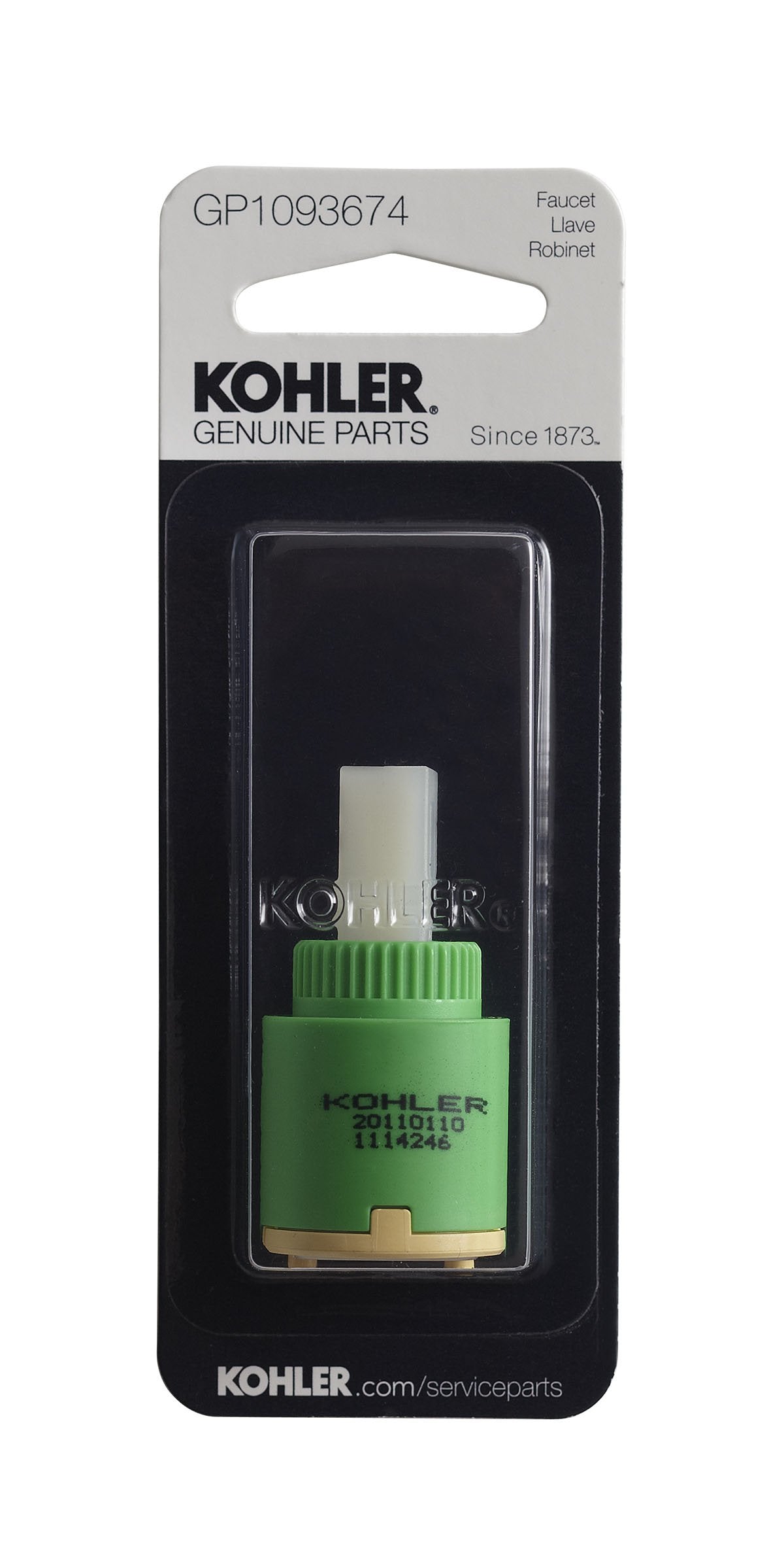 Kohler K-GP1093674 installation guide image for valve replacement.