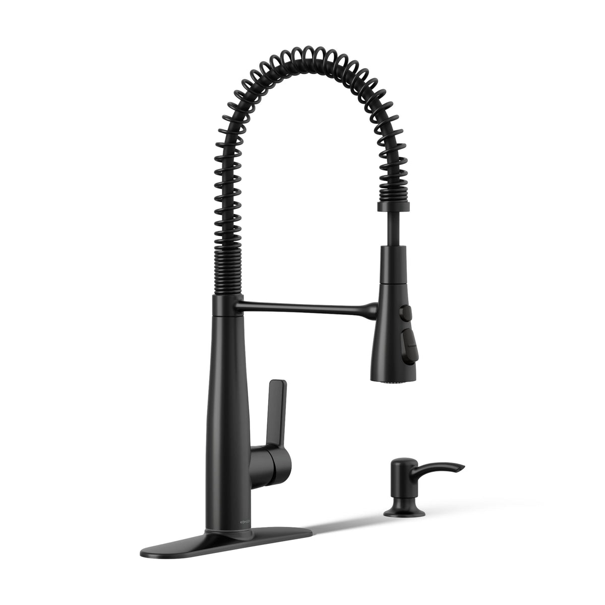 Kohler K-REC22745-SD-BL faucet with pull-down sprayer for versatile kitchen tasks