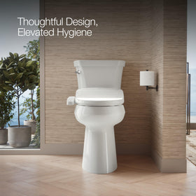 Kohler PureWash E580 heated seat adds warmth during bathroom routines