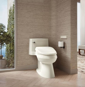 Kohler PureWash E590 nightlight lights the bowl for nighttime use