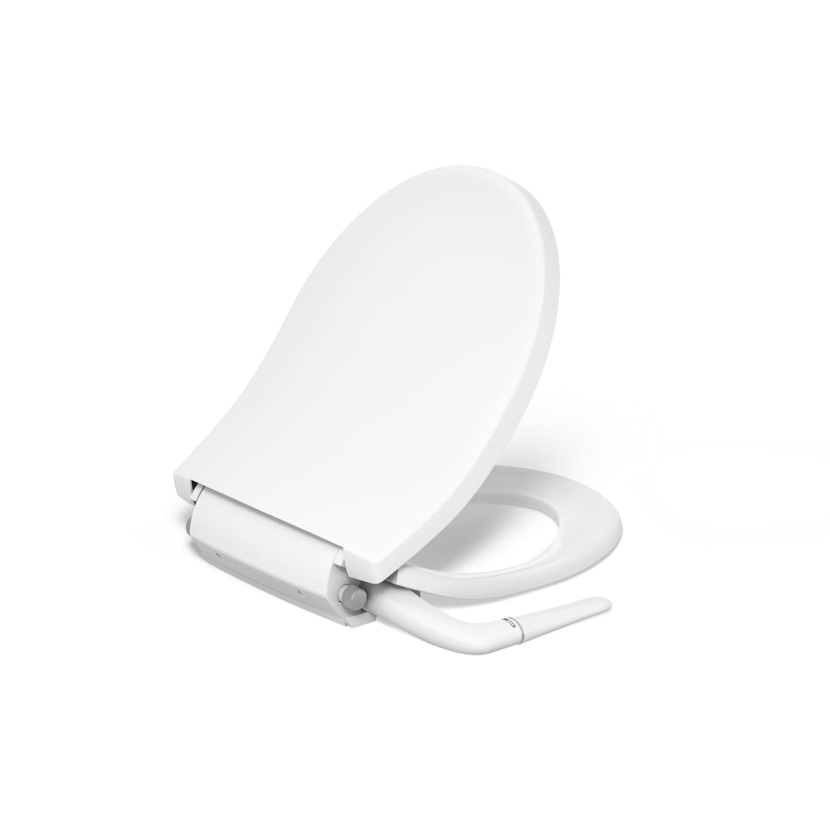 Kohler PureWash M250 installation connection to the toilet water supply for non-electric operation.
