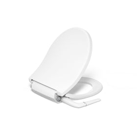 Kohler PureWash M250 installation connection to the toilet water supply for non-electric operation.