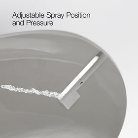 Kohler PureWash M250 quick-attach hardware for fast installation.