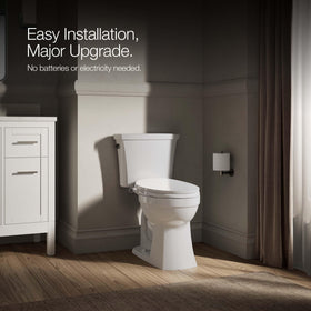 Kohler PureWash M300 odor-inhibiting surface helps stay fresher.