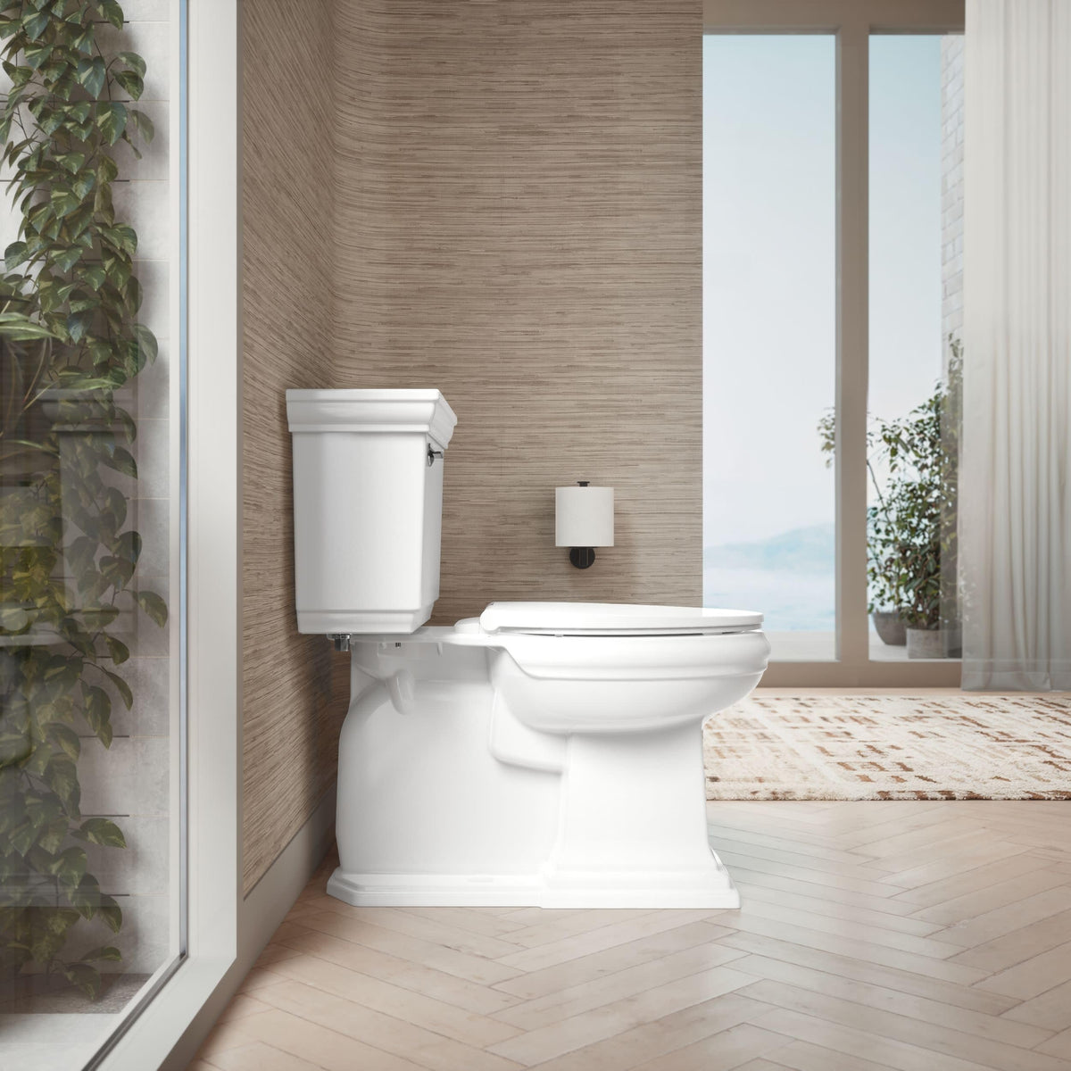 KOHLER ReadyLatch hinge allows quick removal for cleaning