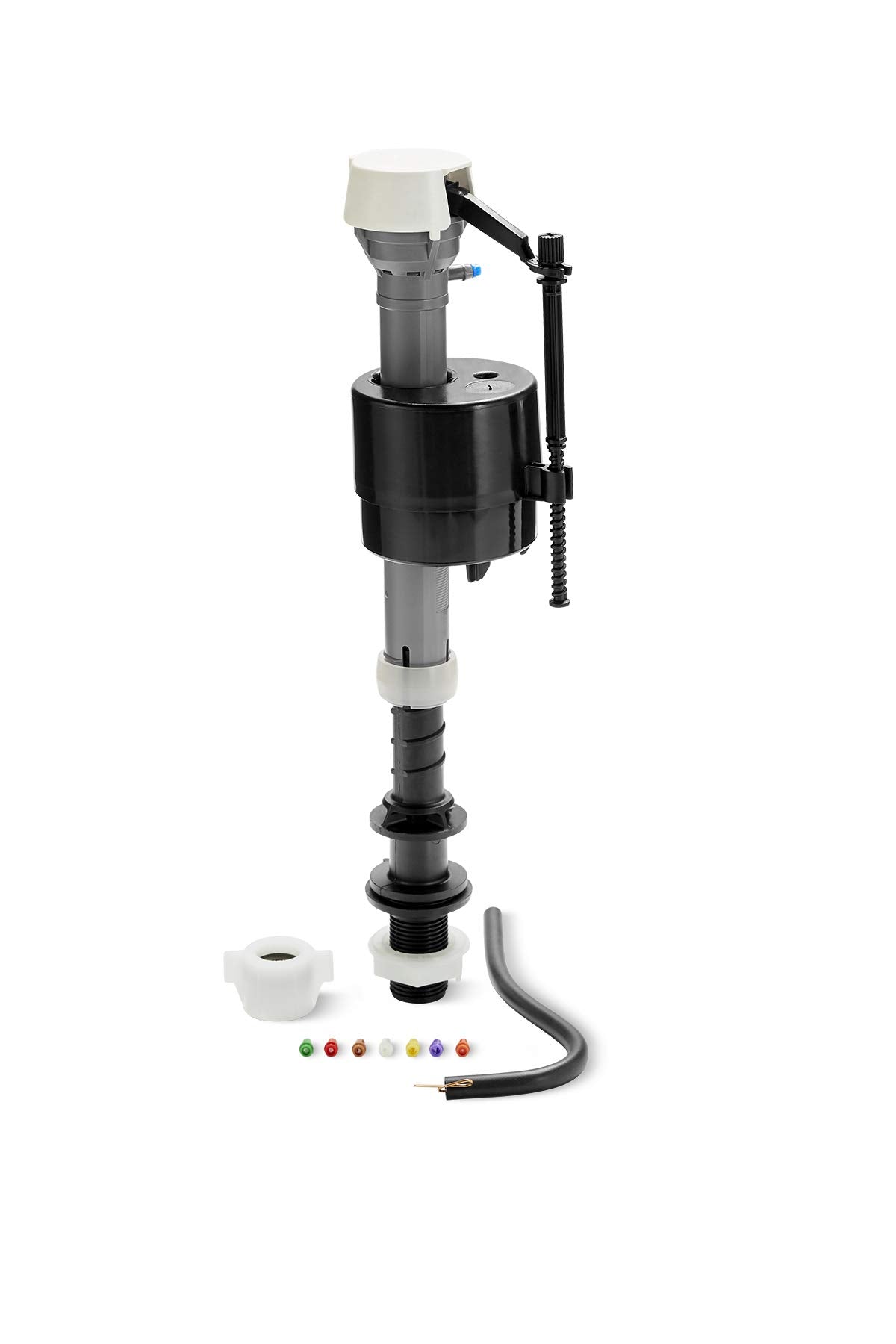KOHLER Silent Fill Valve Kit package demonstrates quiet tank refill for peaceful mornings.