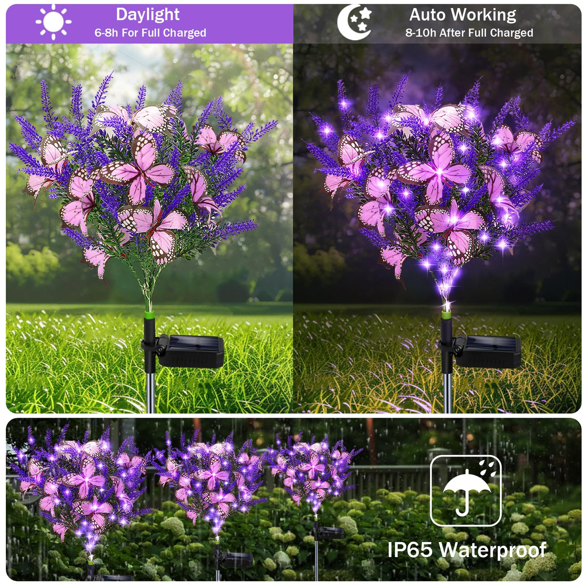 Kohlrabi IP65 waterproof design withstands weather for year-round decor