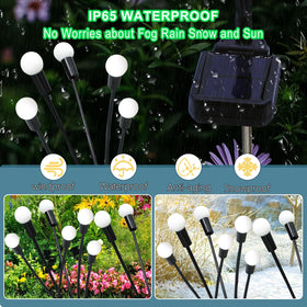 Kohlrabi IP65 waterproof solar lights withstand outdoor weather