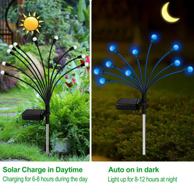 Kohlrabi solar lights IP65 waterproof for year-round outdoor use