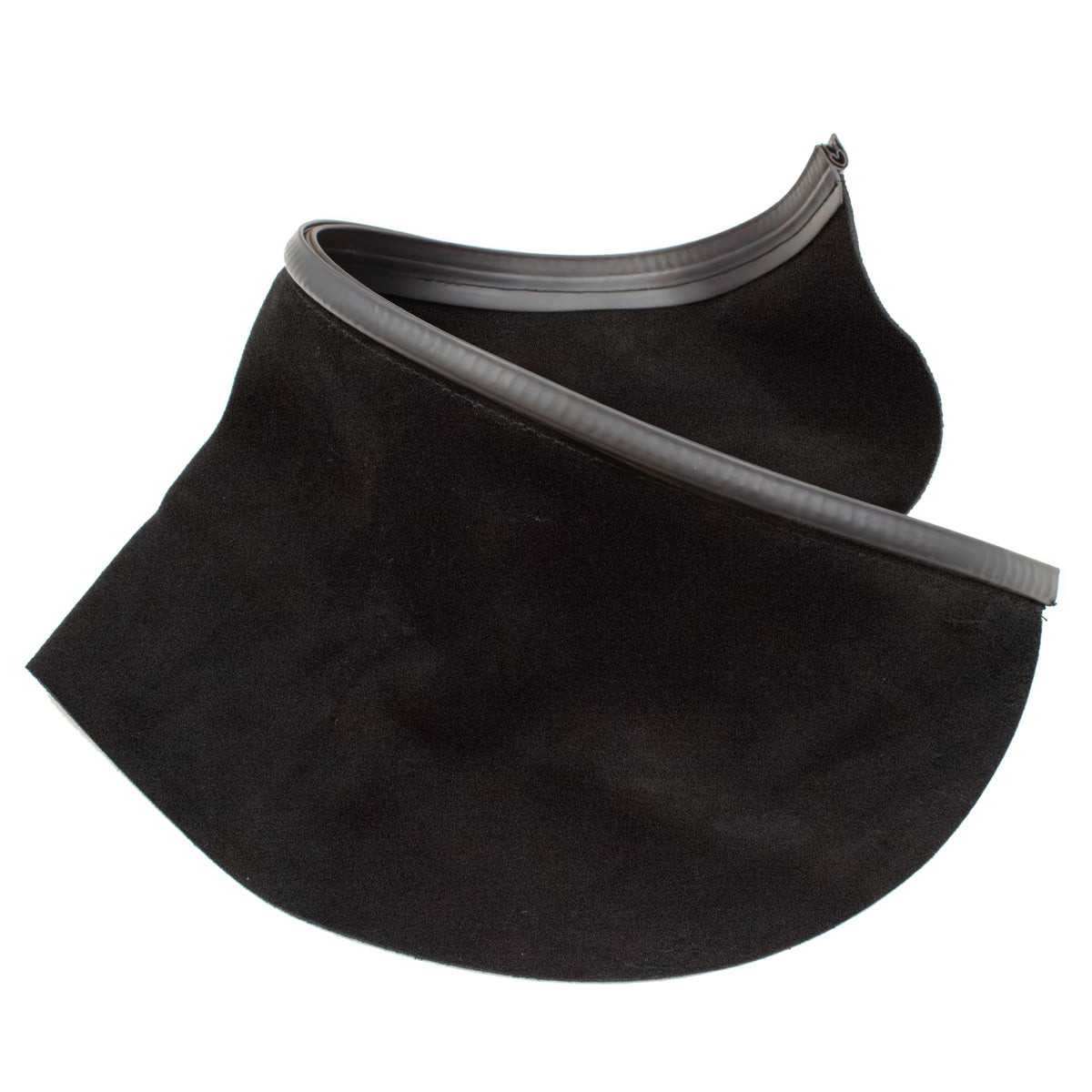 Koike Aronson leather neck protector with press-fit seal for secure helmet fit.