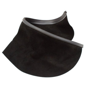 Koike Aronson leather neck protector with press-fit seal for secure helmet fit.