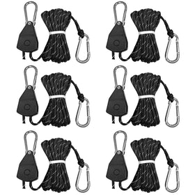 KOKKOYA longer 14ft paracord rope tie down secures tarps with reflective grip.