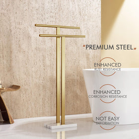 KOKOSIRI compact base footprint fits tight spaces in small bathrooms.
