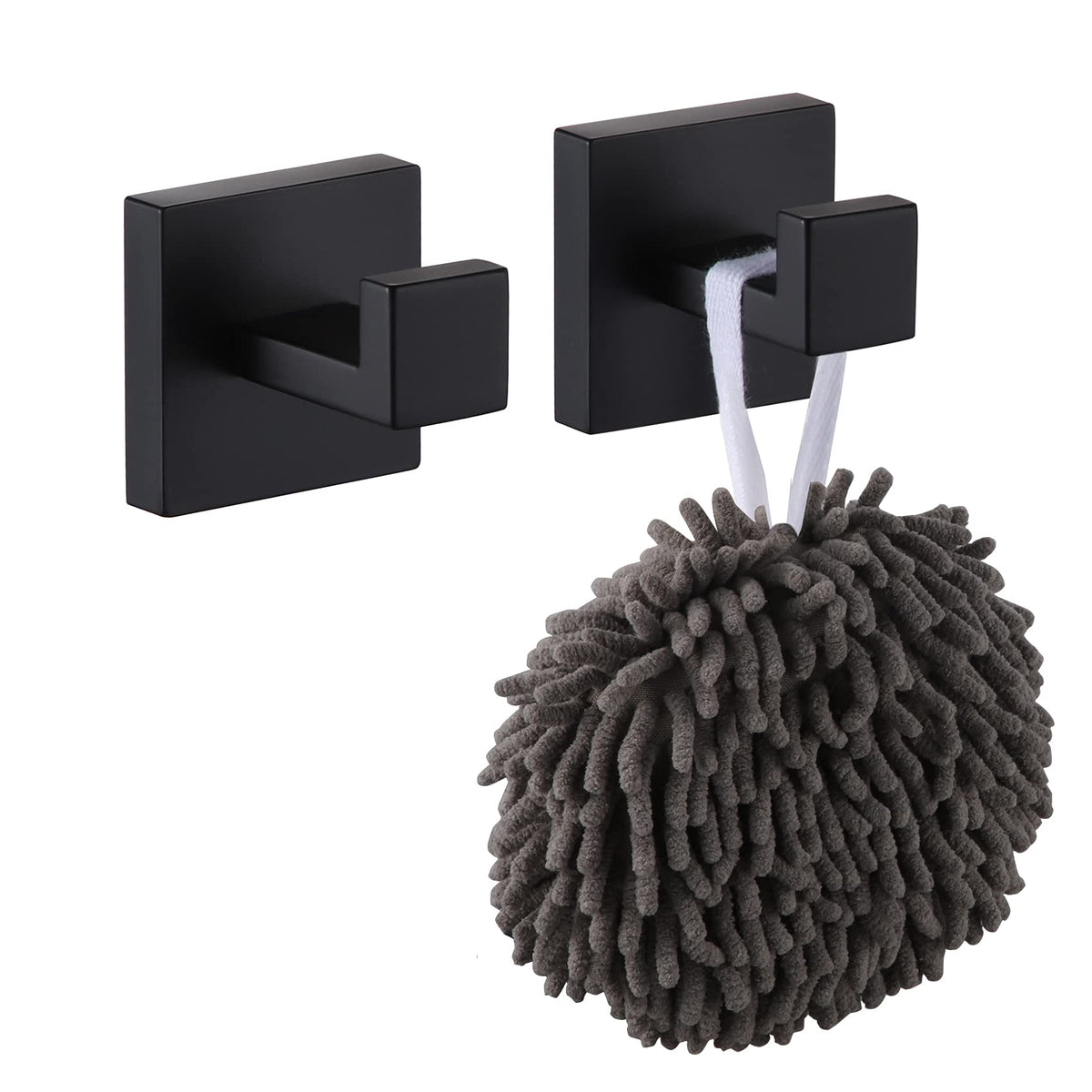 KOKOSIRI bath towel hook wall mount showcases sturdy SUS304 stainless steel for daily use.
