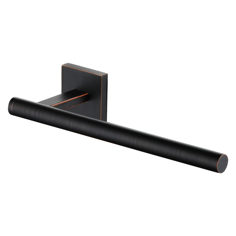KOKOSIRI bathroom towel bar wall mount in oil rubbed bronze for sturdy towel storage and style.
