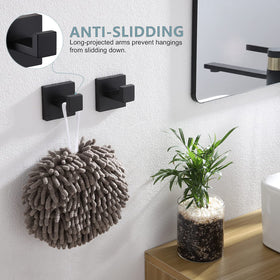 KOKOSIRI durable wall-mounted coat hook ideal for coats and bags.