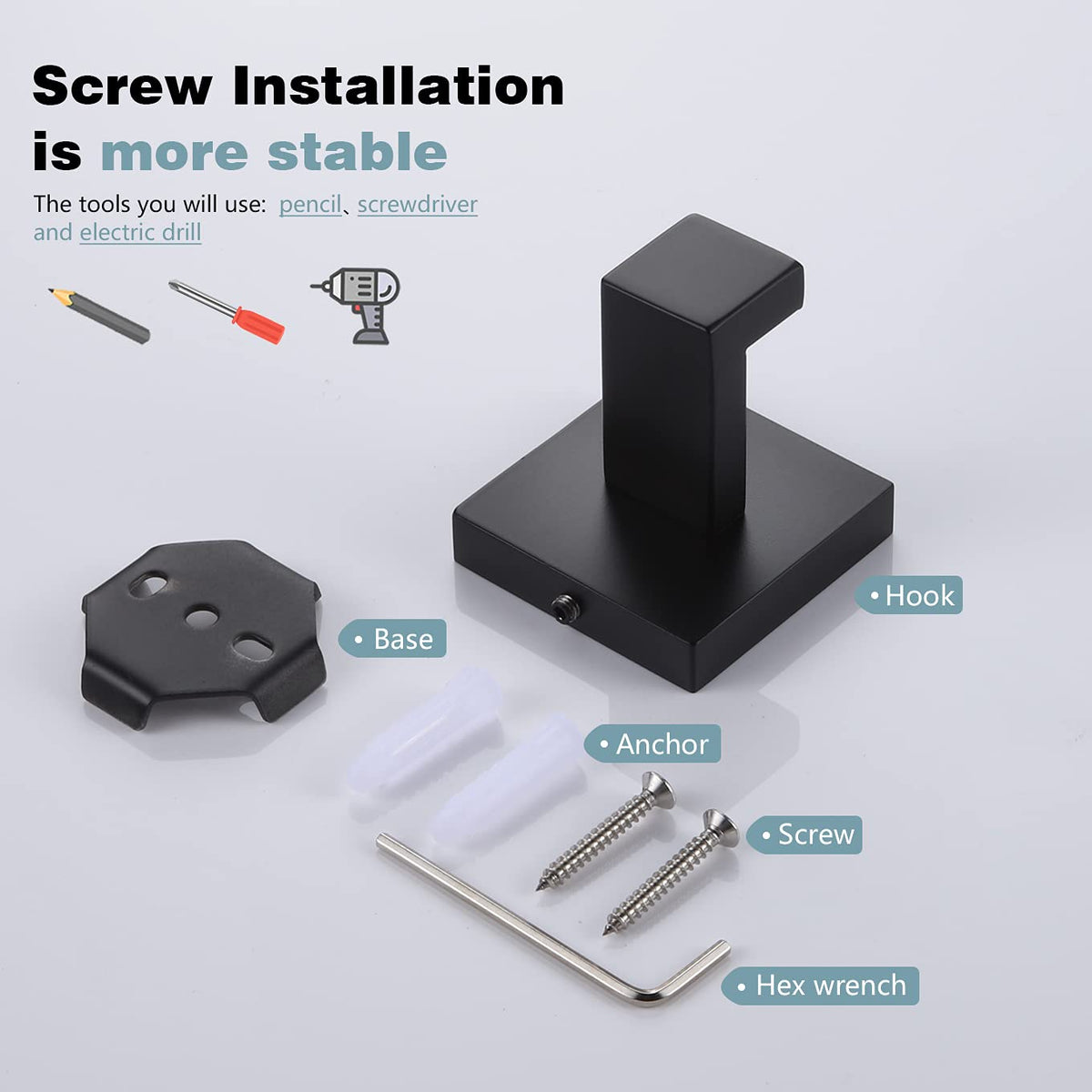 KOKOSIRI matte black finish detail adds elegant contrast and easy maintenance.
