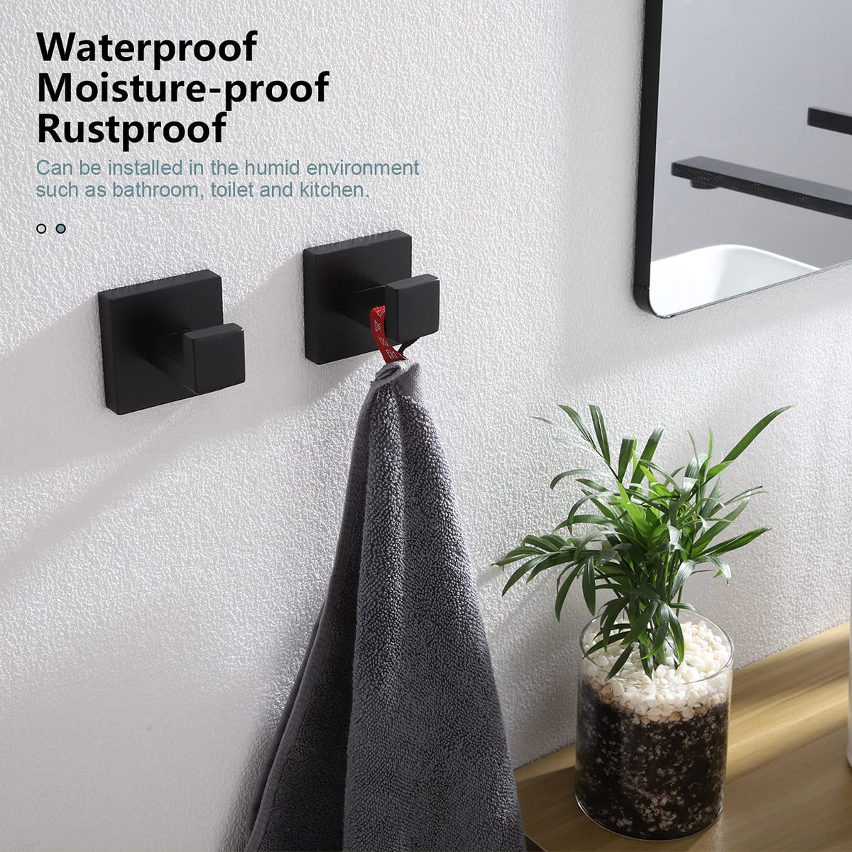 KOKOSIRI mounting bracket and screws secure a reliable wall mount.