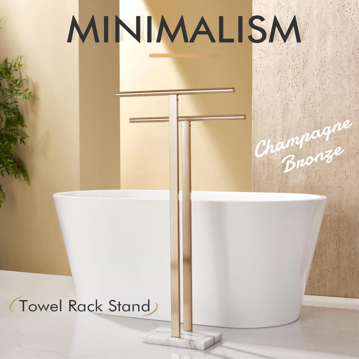 KOKOSIRI anti-slip-pads on marble base prevent movement and floor scratches.