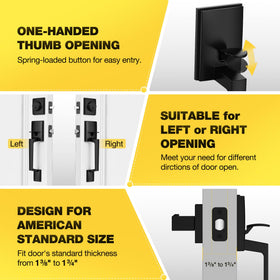 Kolet detail highlights hardware and installation options for the lock set.