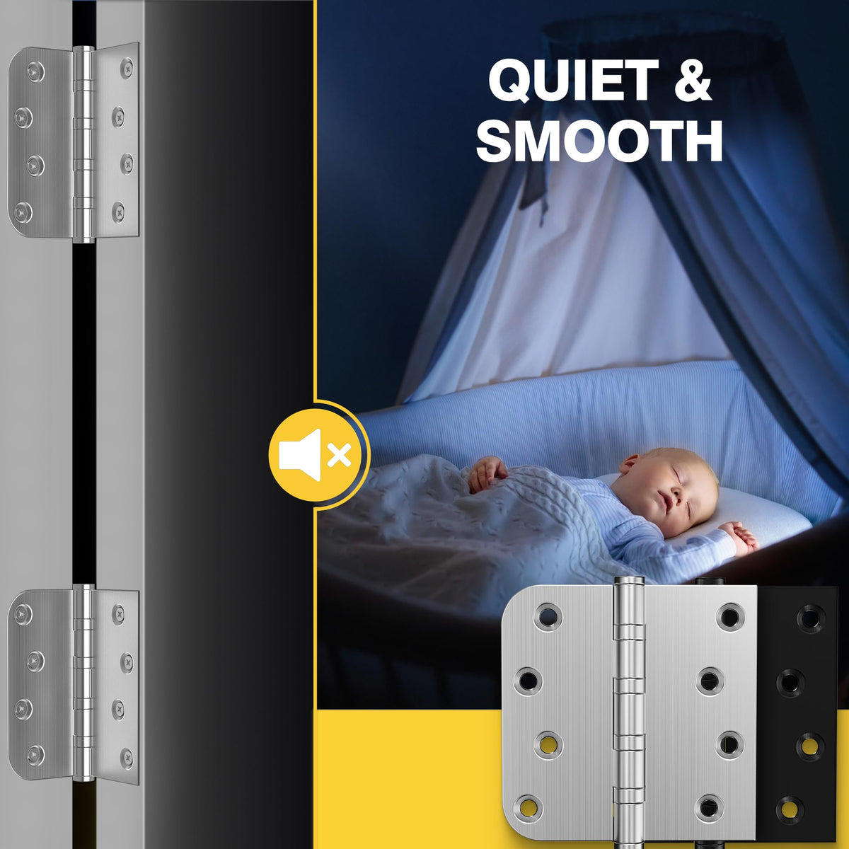 KOLET installation screws included to simplify quick mounting