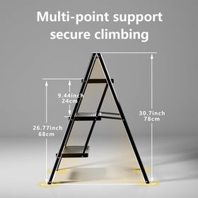 KOLL LINK compact folded-thin ladder for easy under-bed storage