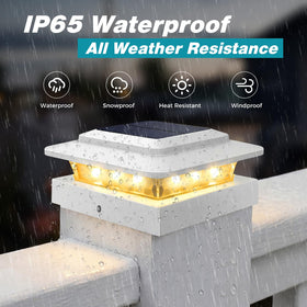 Kolpop post-cap light IP65 waterproof for year‑round outdoor use