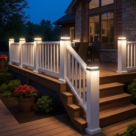 Kolpop post cap light emitting soft warm white for cozy evenings