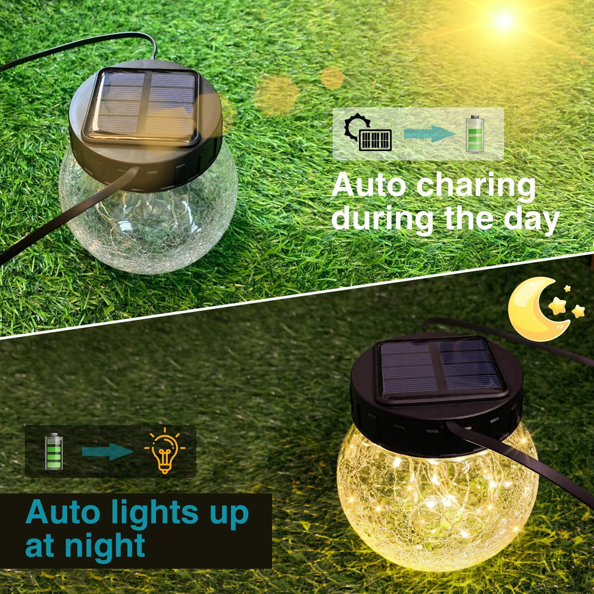 Kolpop warm white glow enhances outdoor evenings on patios and decks.