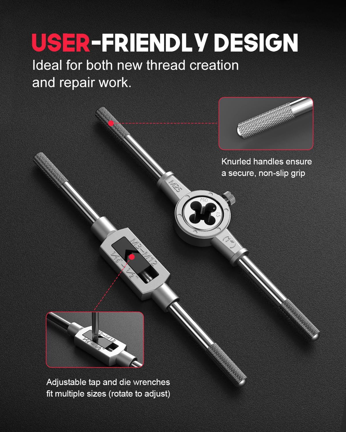 Kolvoii spiral extractors remove broken bolts without damaging adjacent threads.