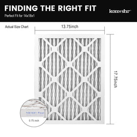 Komashr MERV8 filtration media close-up showing high surface coverage