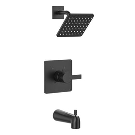 KOMEGO Delta 13/14 matte black shower head with easy-clean spray holes