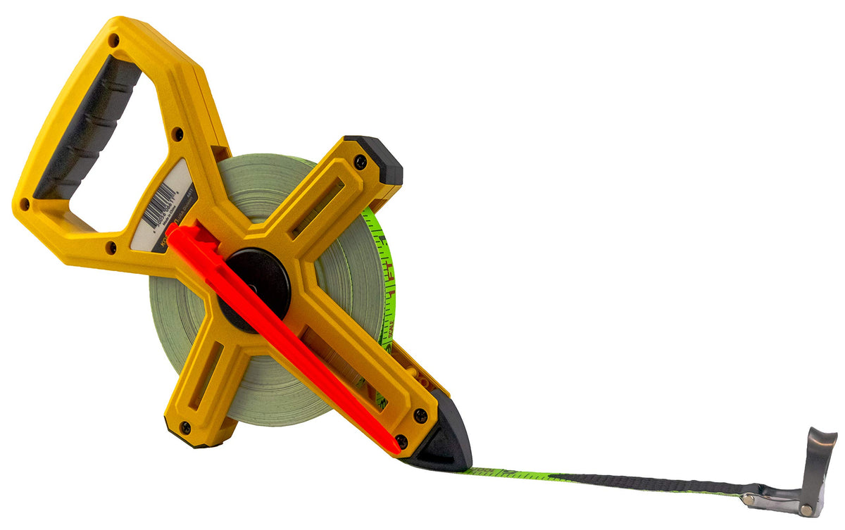 Komelon 6611 features a 100-foot blade for extended measurements on site
