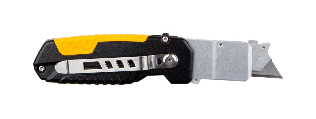 Komelon built-in blade storage holds two extra blades