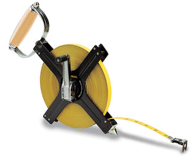 Komelon N6300 open reel tape measure with 300 ft reach for large-scale layouts