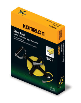 Komelon N6300 steel-frame reel emphasizes durability for tough job sites