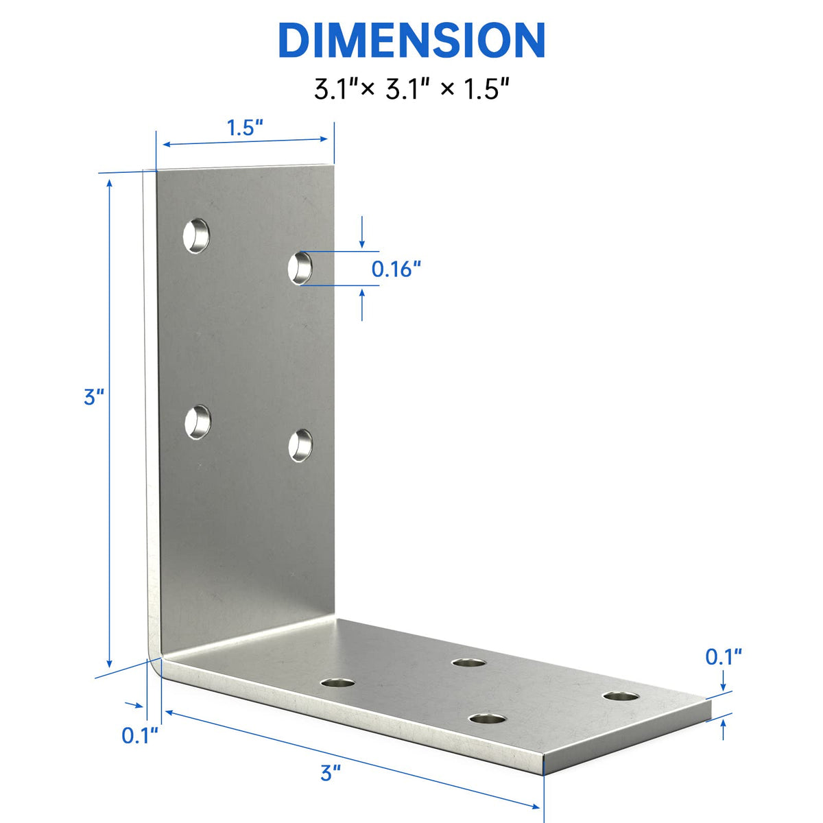 KOMOHOM packaged brackets on display emphasize easy installation.