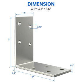 KOMOHOM packaged brackets on display emphasize easy installation.