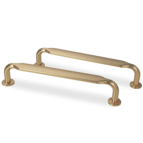 KOMOTIA 5-inch champagne bronze pull showing detailed finish and fit