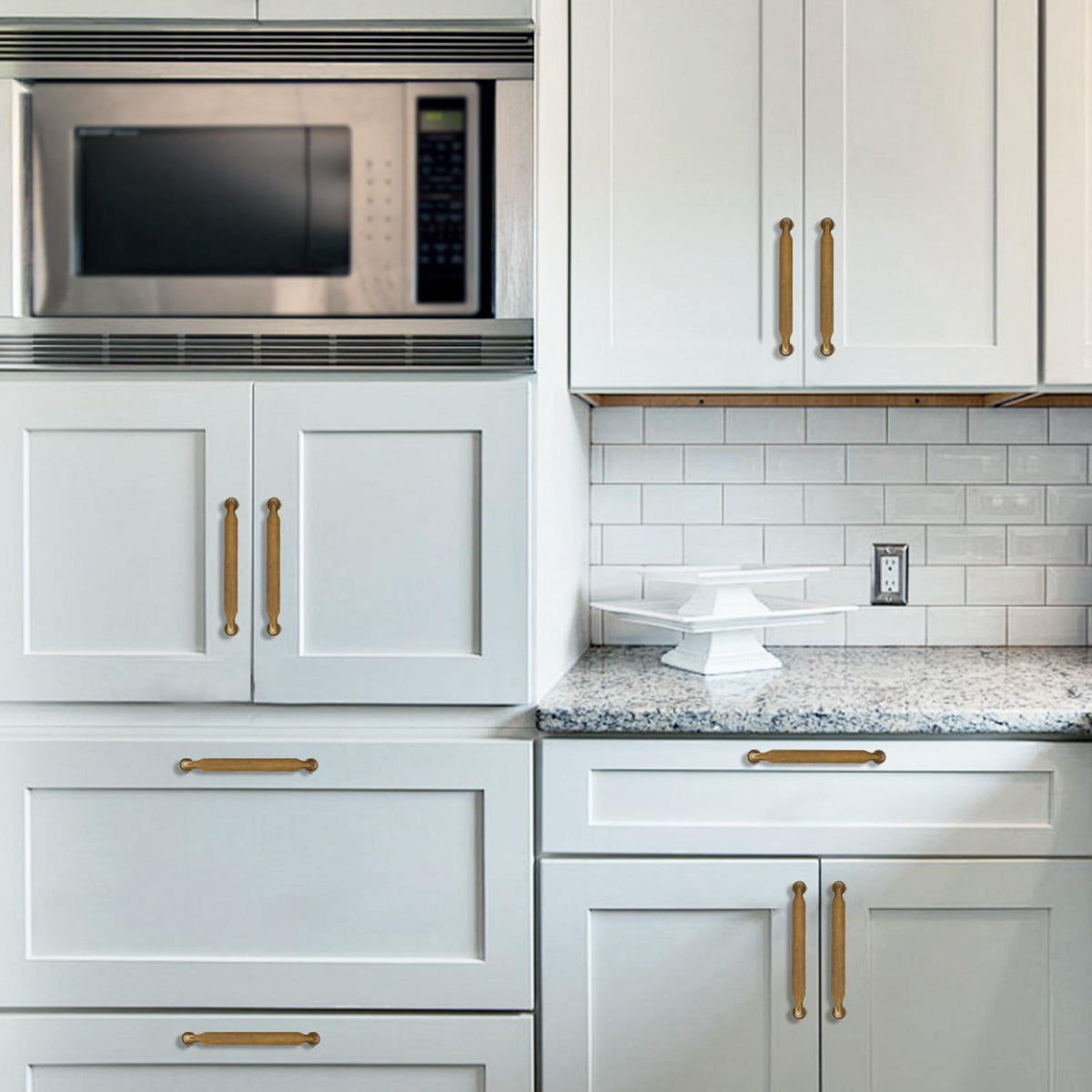 KOMOTIA antique brass handles elevate spaces with sturdy craftsmanship.